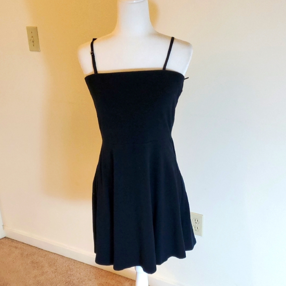 Express Black Convertable Strap/Strapless Dress - image 1